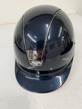 Samshield riding hat glossy blue size 56M/7M, used but good condition 