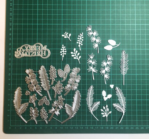 15pcs winter foliage merry - &,