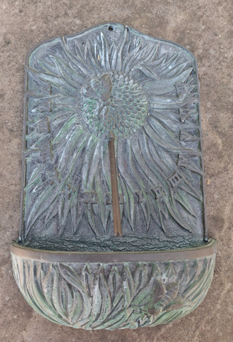 Antique art nouveau sundial - antique,