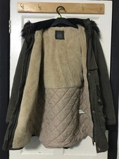 Used winter coat size 10 fur