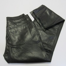 Mens Leather Regular straight