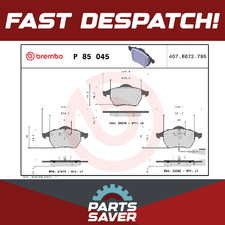 Brake Pads Set fits VW GOLF