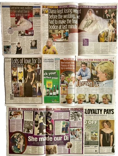 Princess diana newspaper - diana, uk
