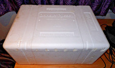 LARGE DONALD RUSSELL POLYSTYRENE FOAM INSULATION STORAGE BOX PACKING FOOD DRINKS