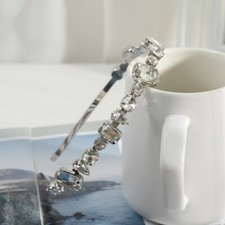 Gem Embellished Rhinestone Headband Hairband Wedding Bridal Crystal Accessories