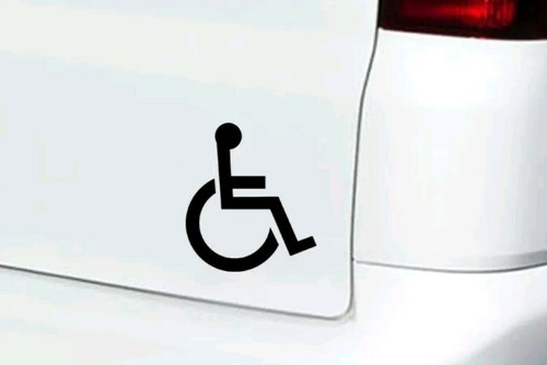 Disabled car stickers - car,