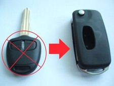 2 btn flip key case upgrade for Mitsubishi Outlander Shogun L200 remote MIT11