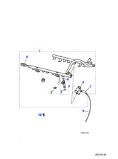 Jaguar Genuine Fuel Injector