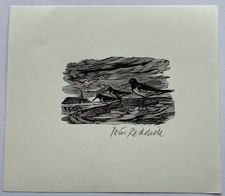 Original signed wood engraving