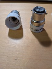 B22 to E14 Lamp Light Bulb Base Socket Converter Adaptor