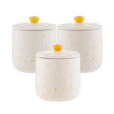 Tea Coffee Sugar Jar Set