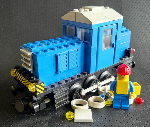 Lego trains diesel shunter - lego,