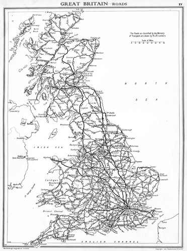 Great britain roads 1938 - great, britain-