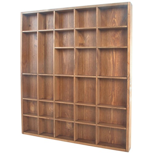 Wooden display shelf - display,