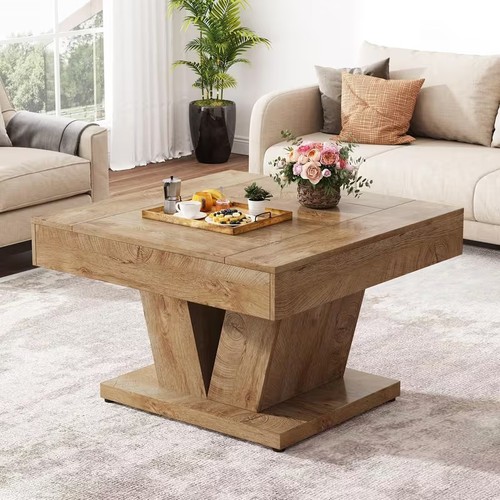 Square coffee table - coffee,