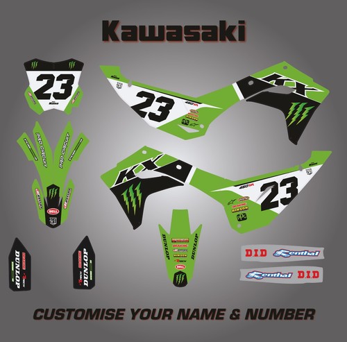 Custom kawasaki graphics kx - custom, mx