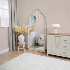 Maeve Washed Wooden Mirror