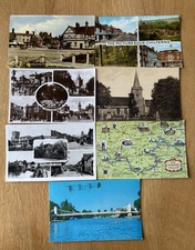 8 Postcards, Buckinghamshire, Aylesbury, Chalfont St Giles, Beaconsfield, Marlow