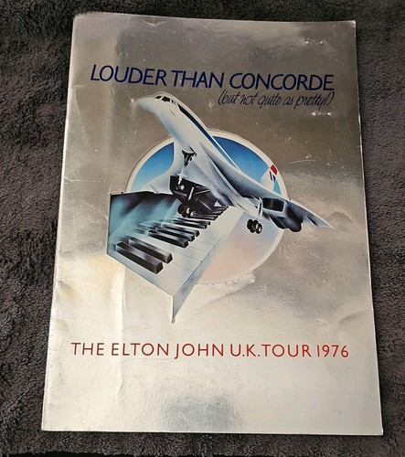Elton john tour programme - elton,