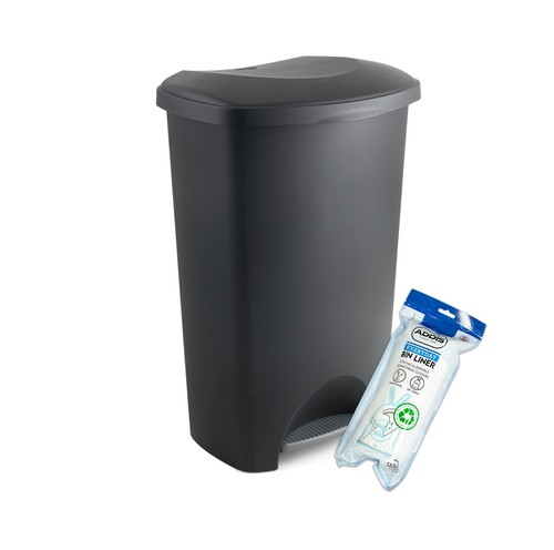 Addis 50l black - kitchen, pedal