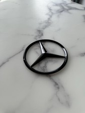Mercedes Benz Badge Emblem Rear Boot gloss Black Most Model 90mm UK Best Quality