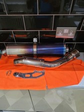 Yamaha R1 4XV 5jj High Level Harris Exhaust & Link Pipe & Harris Exhaust Hange