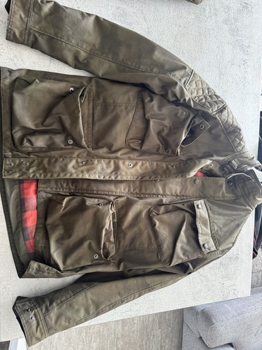 Triumph waxed jacket camo - xl,