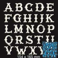 Letters Metal Cutting Dies Scrapbooking Paper Card Embossing Craft Stencil Mould