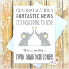 EXPECTING TWINS CARD