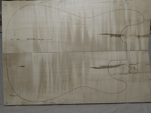 Flame maple drop - top, for