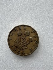1944 Three Pence Piece