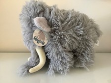 WILBUR WOOLLY GREY MAMMOTH PLUSH CUDDLY SOFT TOY TEDDY BEAR. 