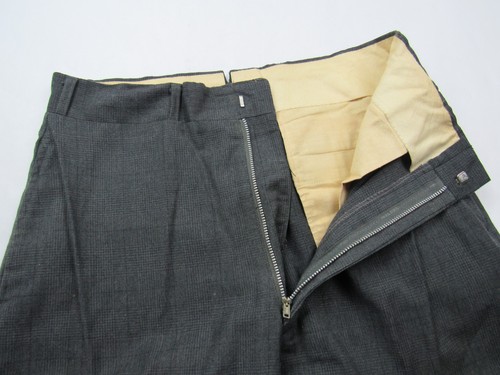 Vtg 50s 60s plaid wool - vtg,