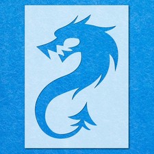 Chinese Dragon Head Stencil
