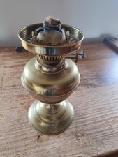 Vintage Duplex Oil Lamp Brass
