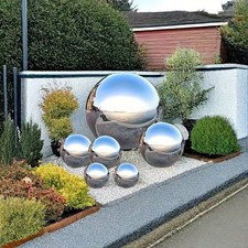 6 Steel Mirror Sphere Hollow