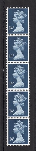 14p machin unmounted mint coil - unmounted,