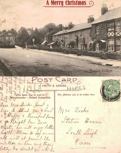 Vintage postcard powick - postcard,
