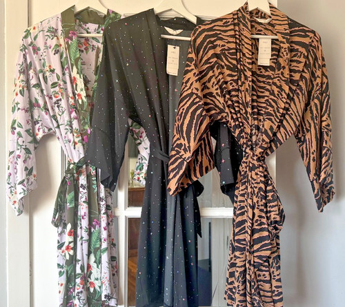 Bnwt dream satin kimono - m&s,