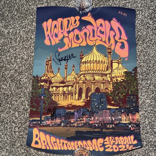 Happy mondays concert poster - happy,
