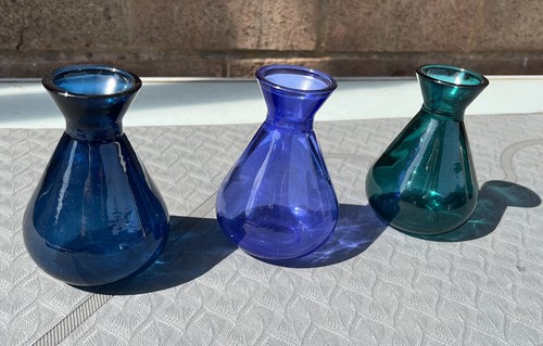 Vintage blue and green - and,