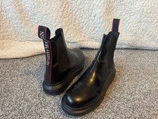 Alexander McQueen Hybrid Chelsea Boot 'Black Red' - MENS UK 9.5 EU 44 - NO BOX 