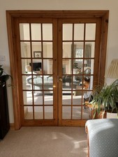 Pair georgian glazed - of,