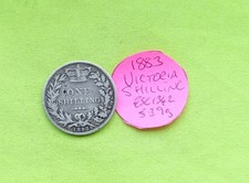 1883 Silver One SHILLING Coin