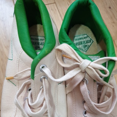 Dunlop green flash trainers - dunlop,