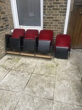 Antique Cinema Chairs 3+1