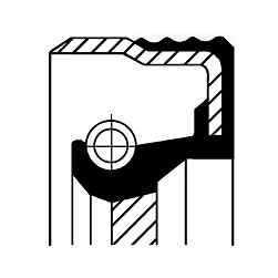 Corteco 01020122b shaft - shaft, seal