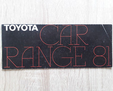 Toyota Range Brochure 1981 - Crown Celica Cressida Carina Corolla Starlet
