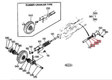 Kubota "KH Series" Idler Wheel