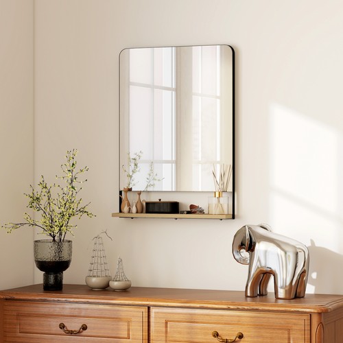 Industrial wall mirror with - wall,
